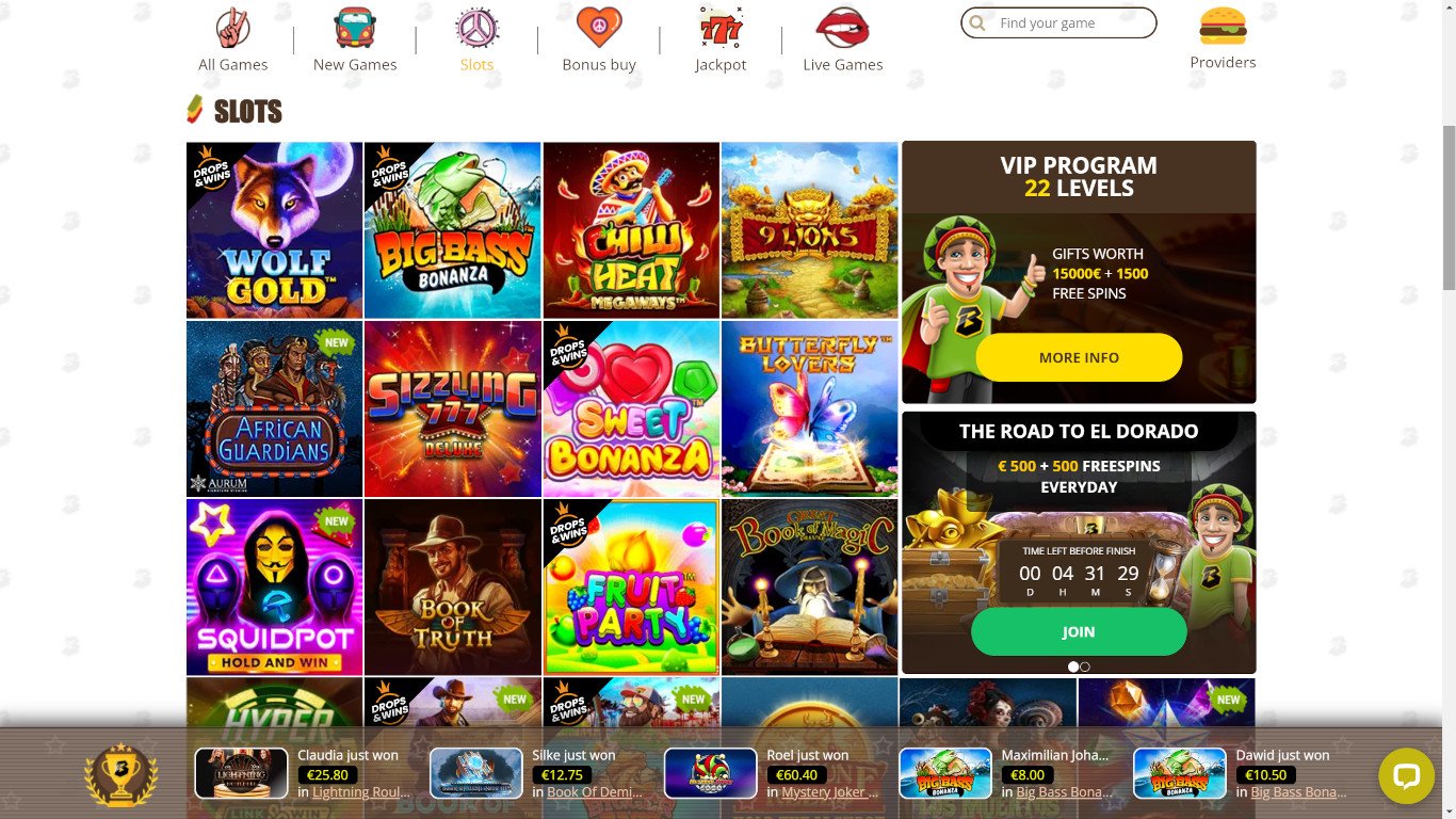 Bob Casino Games
