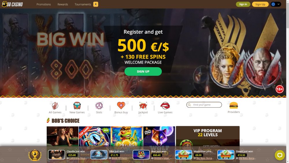 Bob Casino Site