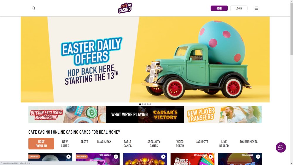 Cafe Casino Site