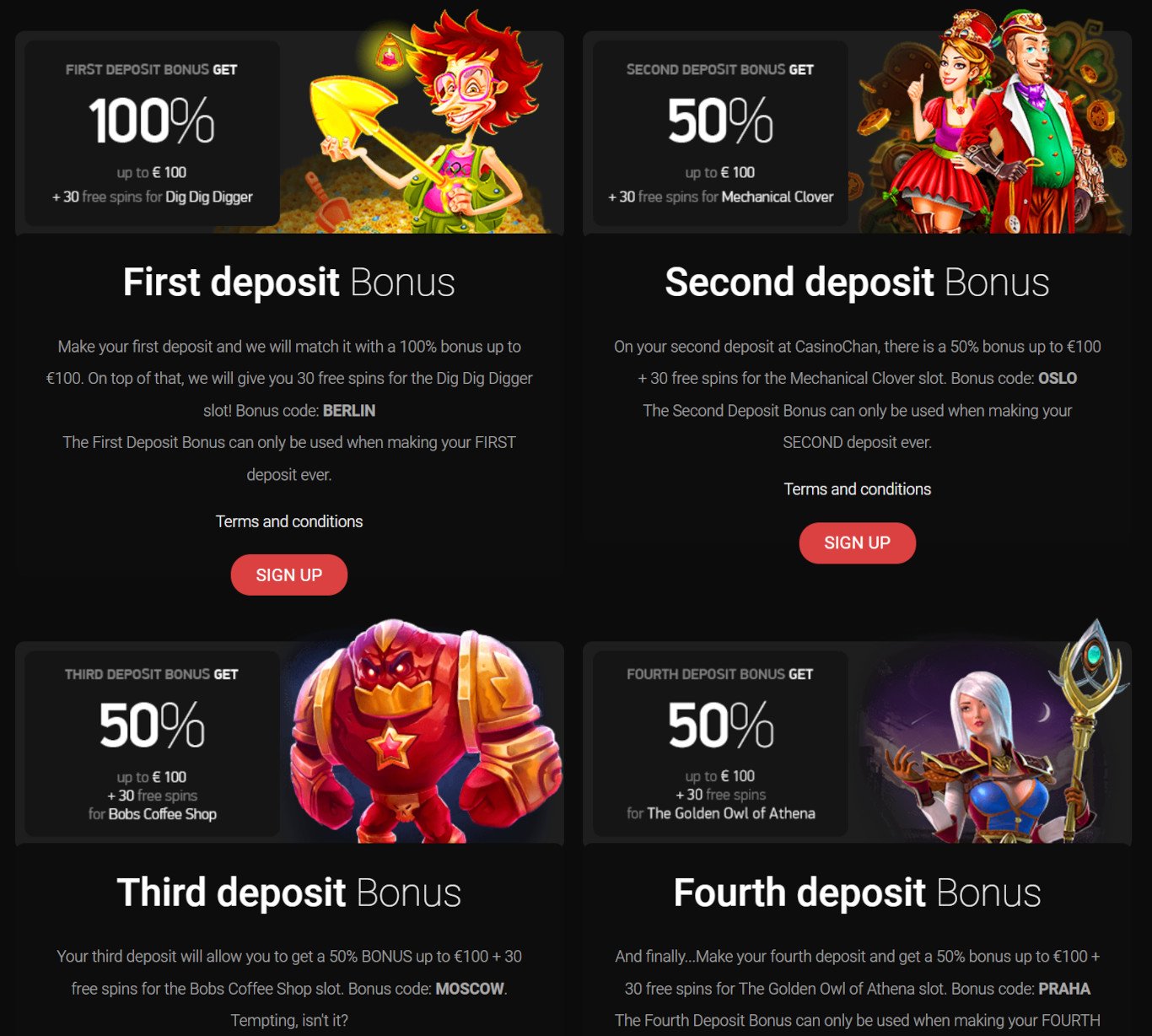 Chan Casino Bonuses for Players