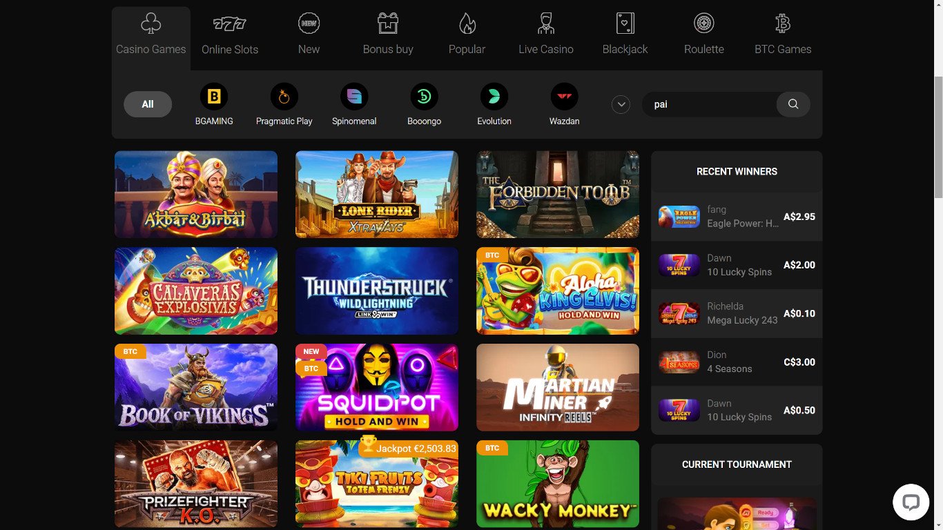 Chan Casino Games
