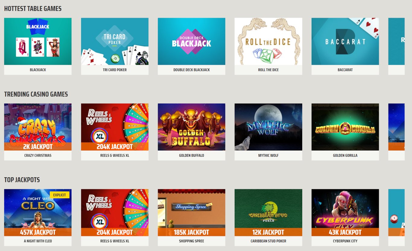Ignition Casino Games