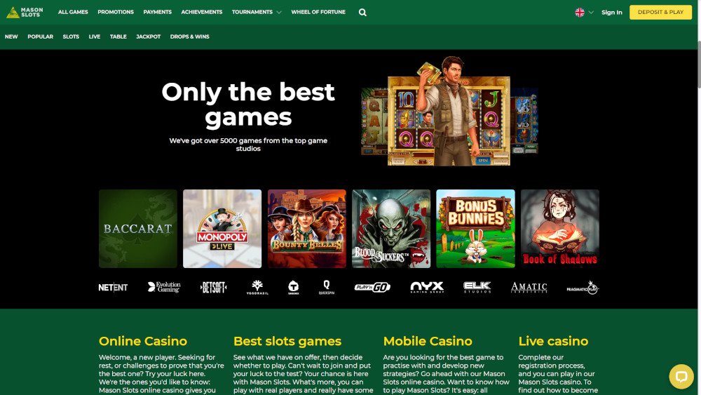 Mason Casino Site