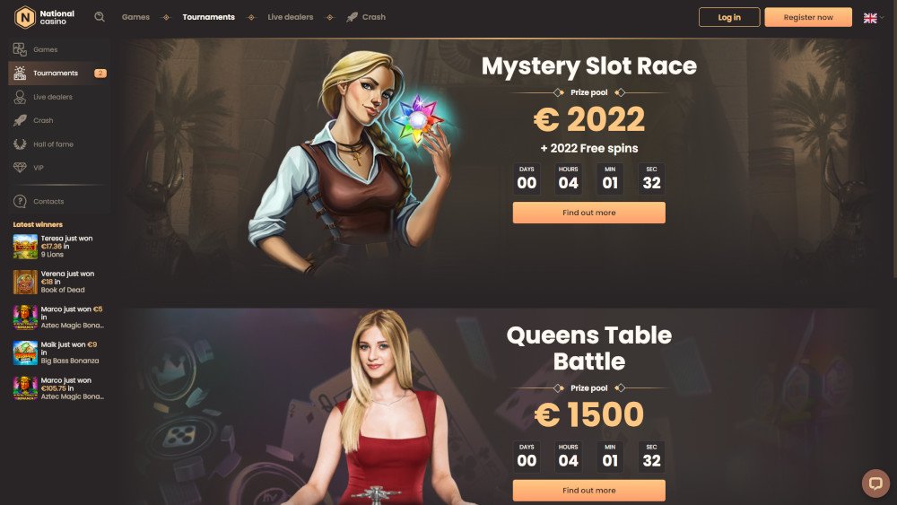 National Casino Bonuses for Players