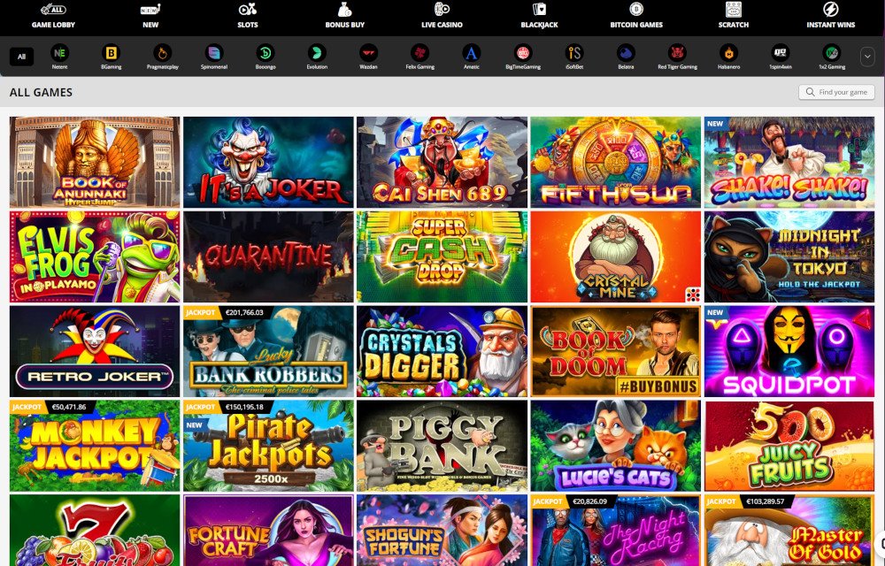 Playamo Casino Games